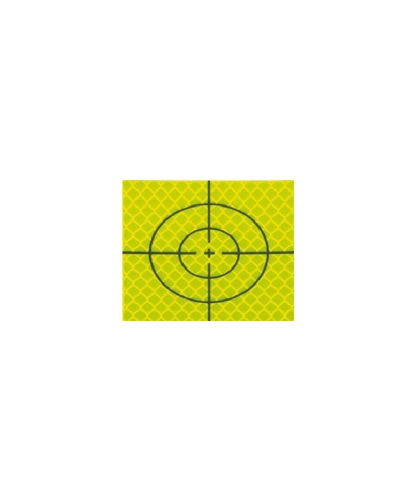 Diana de topografía (20x20 mm) de color amarillo
