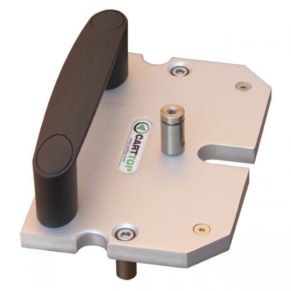 Arrow handle set for groove rail